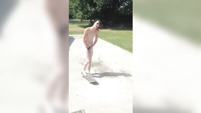Gay Skaters Take Center Stage in Naked Public Porn!