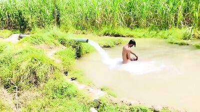 Hot Cock Pressure Washer: TUBE Well Boy Adventure!