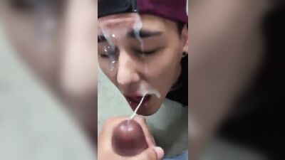 Boys Porn: Explosive Facials Covered in Volcanic Eruption!