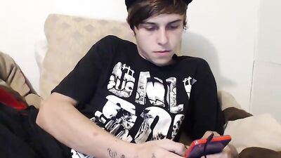 Tattoo College Boy Porn Jerking Off On Cam 7