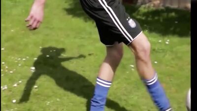 Gay Soccer Boys - Fetish Threesome XXX Action on GBT Boy Tube