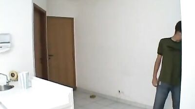 Office Fun Boys: No One Around for Some Hot Gay Porn Action!