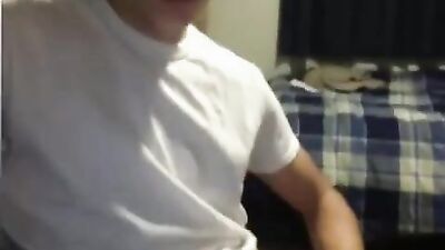 My Buddy and I Jerking Off Together Online - Cumming with Quarantine Boys Porn