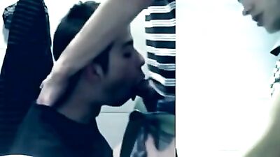 Gangbang in the bathroom - Amateur Oral Porn
