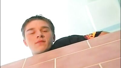 Gang Bang in the Toilet: Boys Porn Action Bareback!