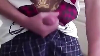 Jerking off in condoms with hot boys: First Time Porn Experience!