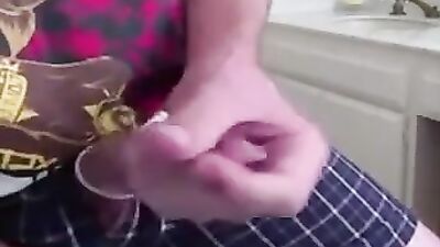 Jerking off in condoms with hot boys: First Time Porn Experience!