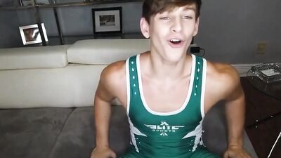Boy ass play selfsuck handjob cum gay porn