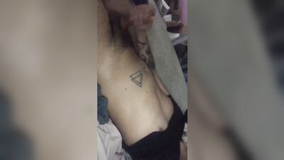 Latino Amateurs Porn Tattoo Record Jerk-Off!