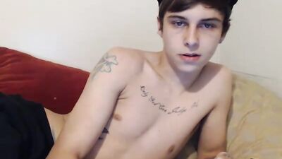 Gay College Boy Cam Jocks - Tattooed Web-Cam Solo Seduction!