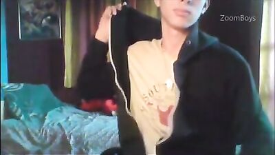 Gay Chat Room Hookup: Horny Boy with Nice Hair Gets Caught