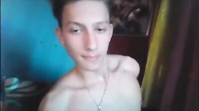 Gay Chat Room Hookup: Horny Boy with Nice Hair Gets Caught