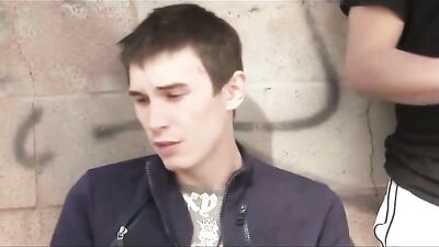 Gay Porn Threesome: Bareback Boys After a Smoke