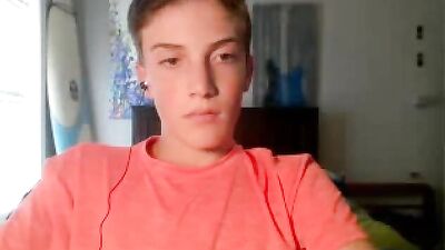 Young jock boys go wild in hardcore solo jerk off session!