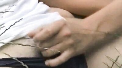 Biker gets it outside - The Ultimate Gay Porn Adventure!