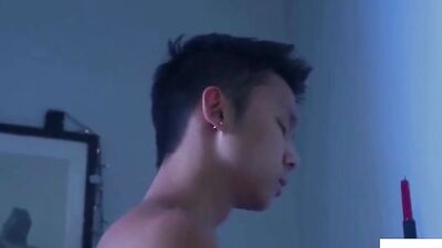 Moonlight Bareback Romance: Asian Twinks Cumming in the Night!
