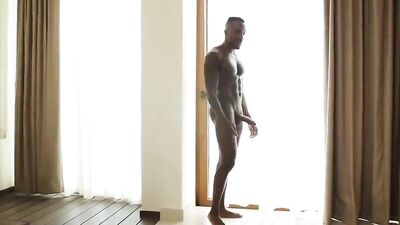 Gay Porn JBS Interracial Twink Threesome: Action Black