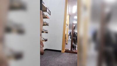 Jerk in Clothing Shop Boys - Public Outdoor Handjob Porn!