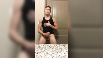 Twink Fitness: Big Cocks and Bathroom Jerks - Gay Porn Video