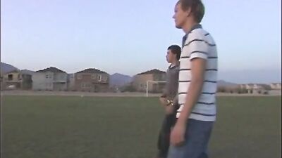 Football Field Gloryhole Reunion: Three Friends Seek Ultimate Pleasure!