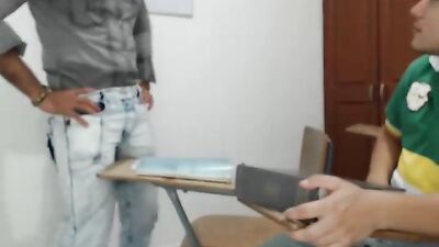 Gay Porn Twist: Straight School Boys Public Outside