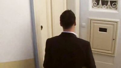 Gay Tube: Prague Bareback Threesome - Twink Duo and Artist Models