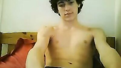 Curly Hair Cuties: A Web-Cam Solo Gay Porn Experience