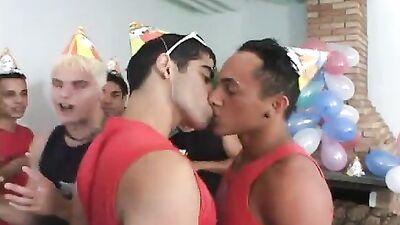 Brazilian Birthday Orgy: Exploring the Sexuality of Men in Their Prime!