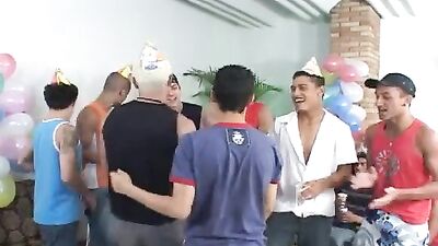 Brazilian Birthday Orgy: Exploring the Sexuality of Men in Their Prime!