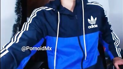 Adidas Tracksuit Boy Porn - Cumming Solo in the Best Amateur Big Cocks Video!
