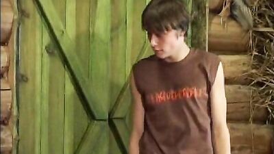 Blond Snowmen Barebacking in the Cold!