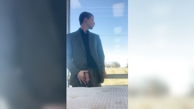 Public Jock Stroke: Cum in Public Gay Tube!