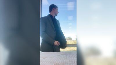 Public Jock Stroke: Cum in Public Gay Tube!