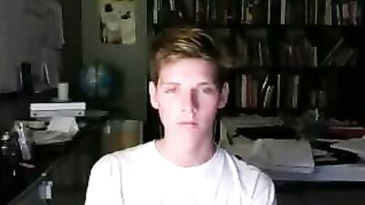 Blond Cheek Spreaders - Gay Teen Porn in Daddys Office