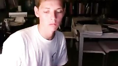 Blond Cheek Spreaders - Gay Teen Porn in Daddys Office