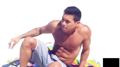 Hot Bareback Fucks on the Beach!