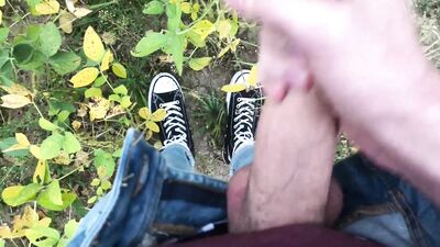 Gay Outdoor Masturbation - Blond Boys Action!