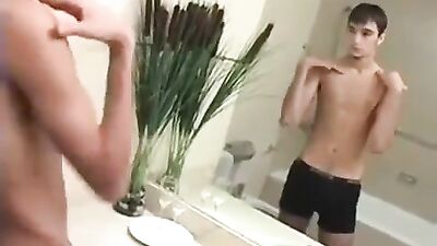 Gangbang in the Shower with Hot Muscular Guys - Having some fun after my shower boys porn