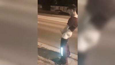 Golden Shower Street Caught-Up Boys! - Amateur Fun Public Outside