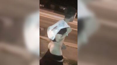 Golden Shower Street Caught-Up Boys! - Amateur Fun Public Outside