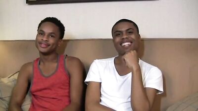 Raw Black Twink Thrills - Bareback Action with Big Cocks!