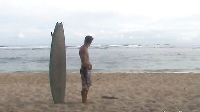 Island Surfing Stud Cum Shots Solo