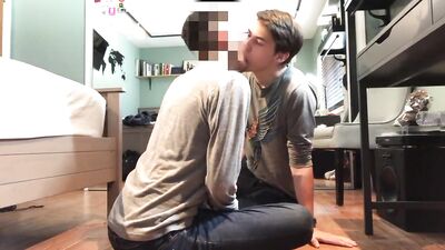 School Boy Facials: After Play Turns Into Blowjob Oral Cumshots