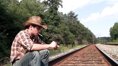 Gay Cowboys Fuck in Open Air at Railroad Gay Boys Porn!