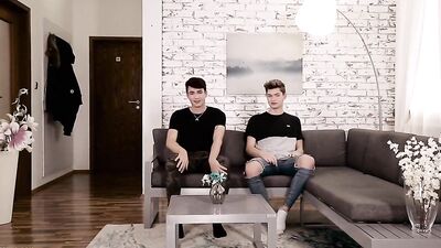 Gay Porn Video - Boys Introduce Themselves and Creampie Each Other!