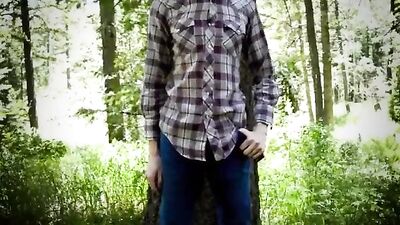 Forest Flavors - Amateur Cum Shots in Public Solo!