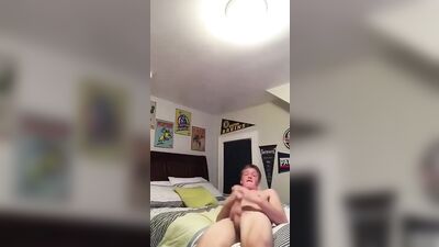 Str8 Teen Boy Porn Makes JO Vid for His GF - Gay Web-Cam Handjob Straight Boys