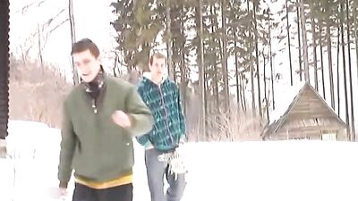 Snowbound Threesome - Inside Out Fucks!