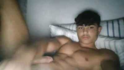Muscle Teen Boys Porn: Asshole Cum Ab Show