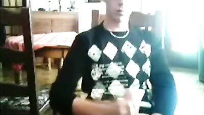 Stroking my big cock after classes boys porn